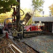 Géothermie Québec - Comacchio MC-900P - Foreuse sur Chenilles - Sillery - Avenue du Parc-Beauvoir